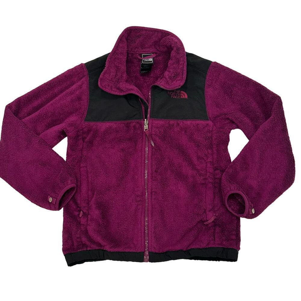 The North Face Girls M 10/12 Purple Denali High Pile Fleece Jacket